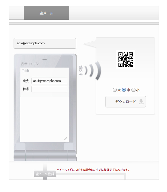 アイメール:空メール登録 アイメール:空メール登録